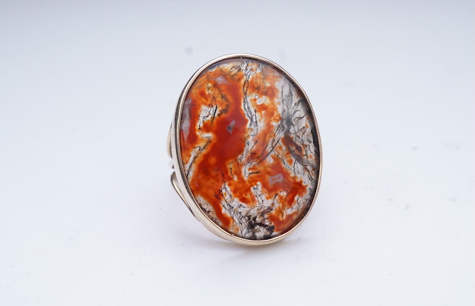 A jasper ring and pendant